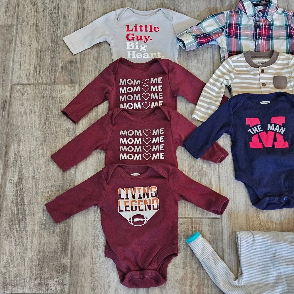 Old Navy Carters Gerber Baby Boy Clothes Bundle‎ of 13 Size 0-6M Infant Newborn
